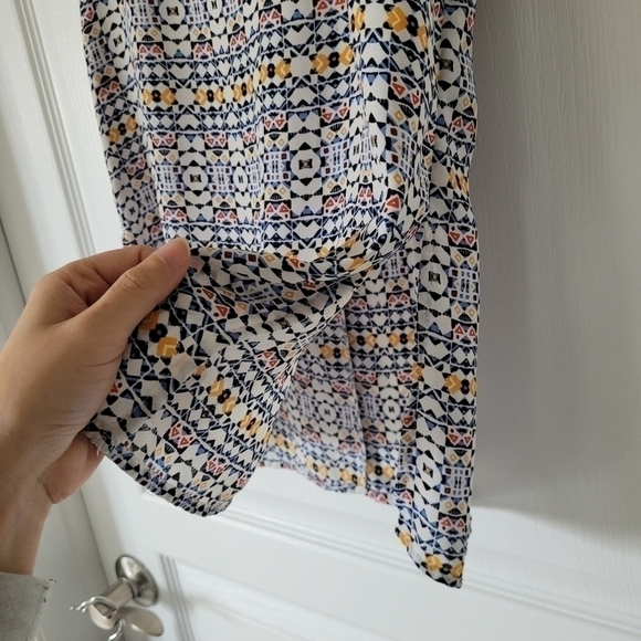 H&M blouse tank top colourful size 2 - Picture 5 of 7